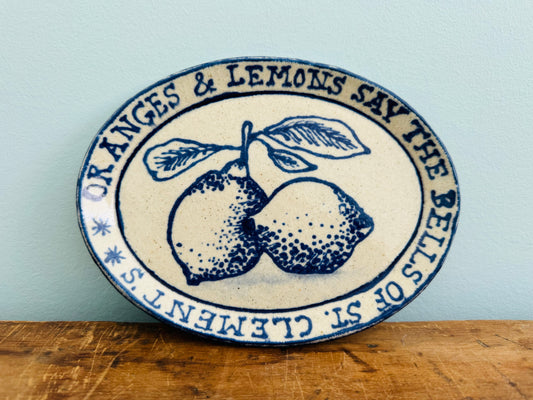 Side Plate, Small Serving Plate, Wall Hanging - Lemons of St Clement's