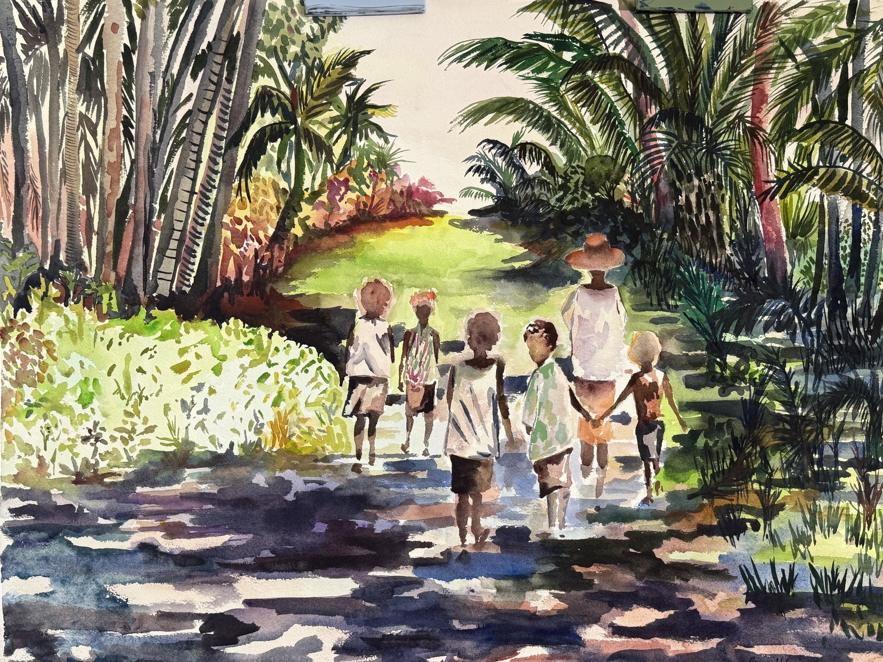 Watercolour painting by Fiona Blake